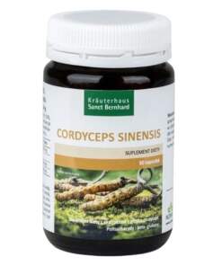 KRAUTERHAUS SANCT BERNHARD Cordyceps mushroom extract - Cordyceps sinensis (90 caps)
