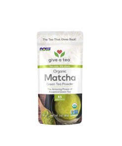 NOW Organic Matcha Green Tea Powder (3 Oz.)