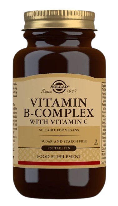 SOLGAR B-Complex with Vitamin C (250 tabs)