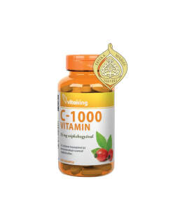 Vitaking C-1000 mg with Rosehip 25mg (100 Tablets)